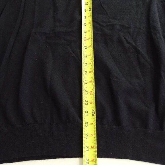 Polo Ralph Lauren Navy Blue Slim Fit Merino Wool V-Neck Sweater Men Size XXL - Picture 8 of 8